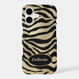 Tiger Stripe Burnished Gold Personalized