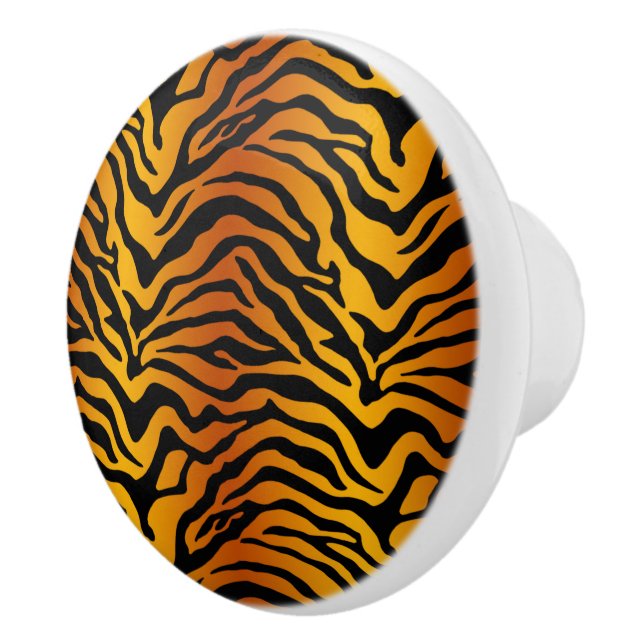 Tiger stripe ceramic knob (Right)