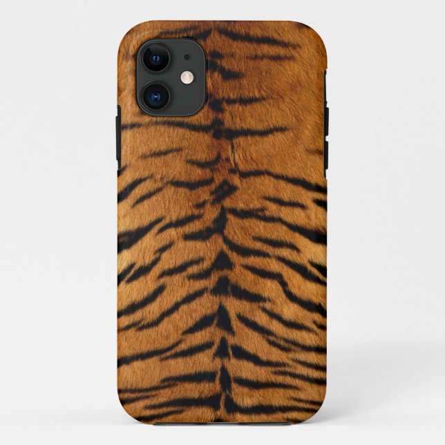 Tiger Stripe Fur Print Case-Mate iPhone Case (Back)