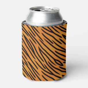 Tiger Stripe Pattern Can Cooler
