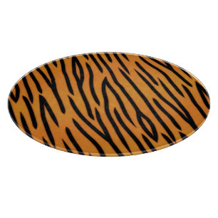 Tiger Stripe Pattern Cutting Board