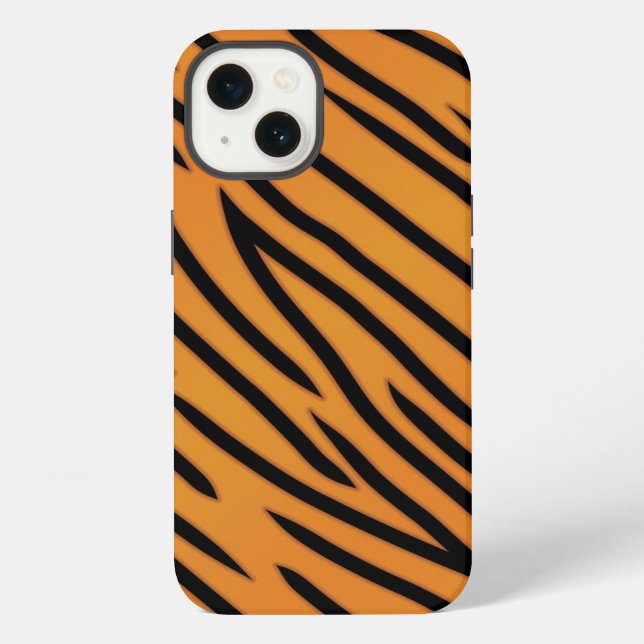 Tiger Stripe Pattern iPhone Case (Back)