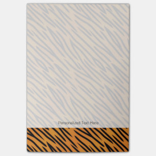 Tiger Stripe Pattern Post-it Notes