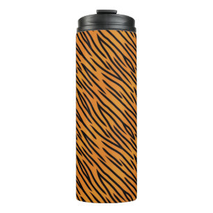 Tiger Stripe Pattern Thermal Tumbler