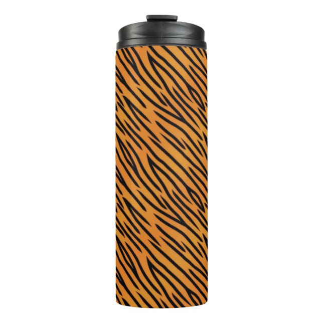 Tiger Stripe Pattern Thermal Tumbler (Front)