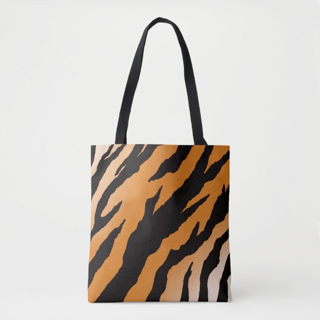 Tiger Stripe Tote Bag (Front)