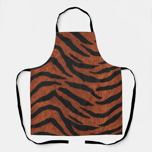 Tiger Stripe Wild Pattern Apron (Front)