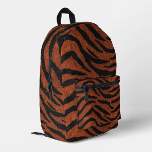 Tiger Stripe Wild Pattern Printed Backpack
