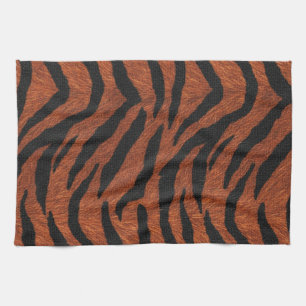 Tiger Stripe Wild Pattern Tea Towel