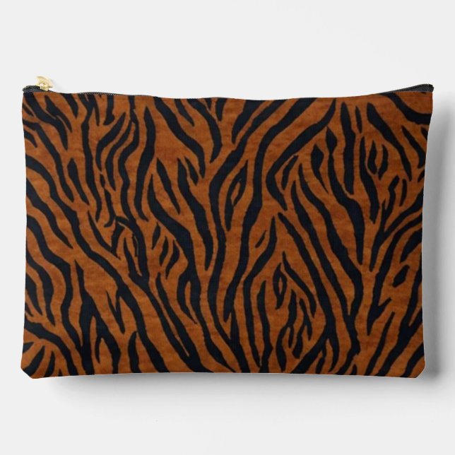 Tiger Stripes Accessory Pouch (Front)