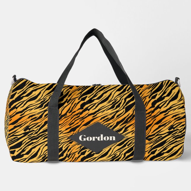 Tiger Stripes Duffle Bag (Front)