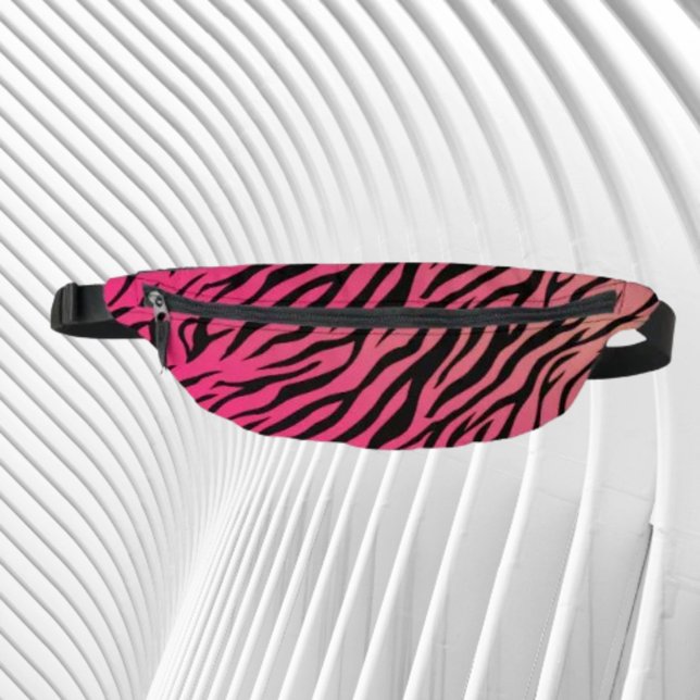 Tiger Stripes Gradient – Hot Pink to Orange Bum Bags (Creator Uploaded)