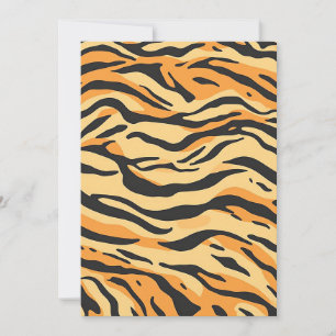 Tiger Stripes Invitation