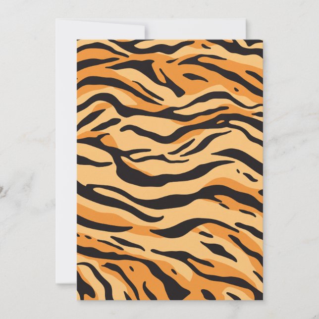 Tiger Stripes Invitation (Front)