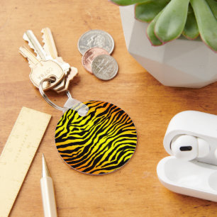 Tiger Stripes Key Ring