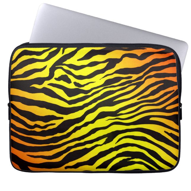 Tiger Stripes Laptop Sleeve (Front)