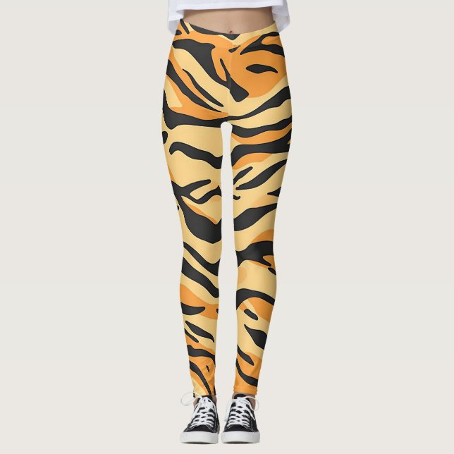 Tiger Stripes Leggings (Front)