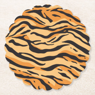 Tiger Stripes Paper Coaster