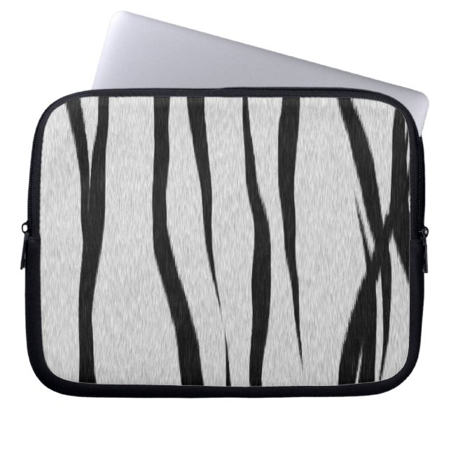 Tiger Stripes Pattern Laptop Sleeve (Front)