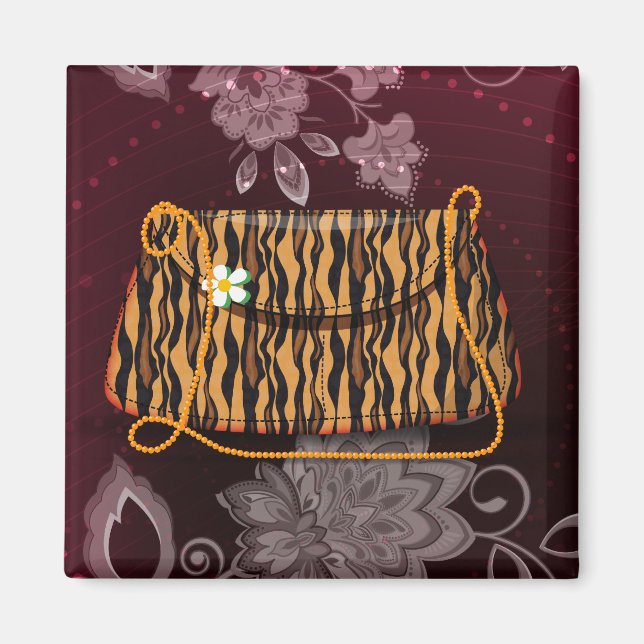 Tiger Stripes Pattern Magnet (Front)