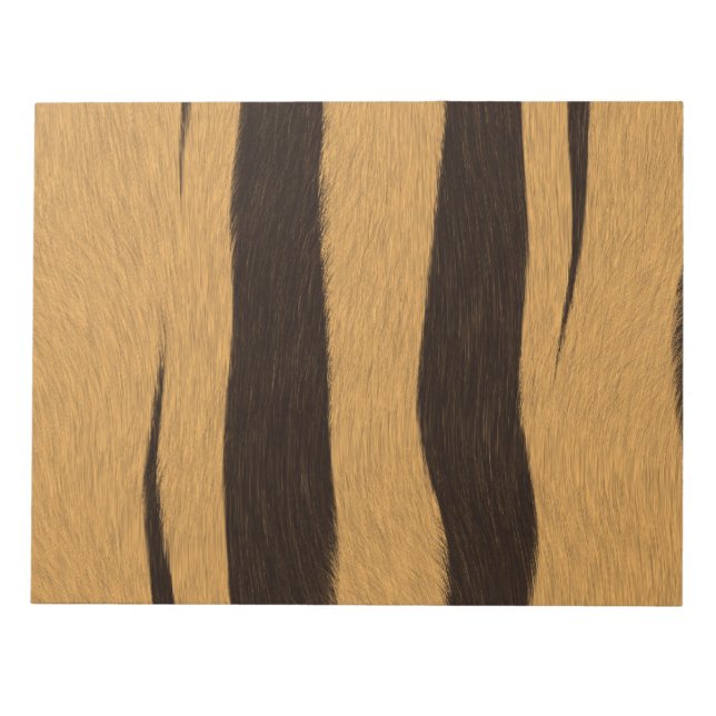 Tiger Stripes Pattern. Notepad (Front)