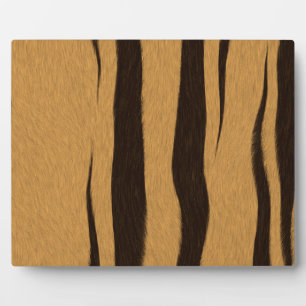 Tiger Stripes Pattern. Plaque