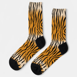 Tiger Stripes Pattern Thunder_Cove Socks