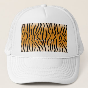 Tiger Stripes Pattern Thunder_Cove Trucker Hat