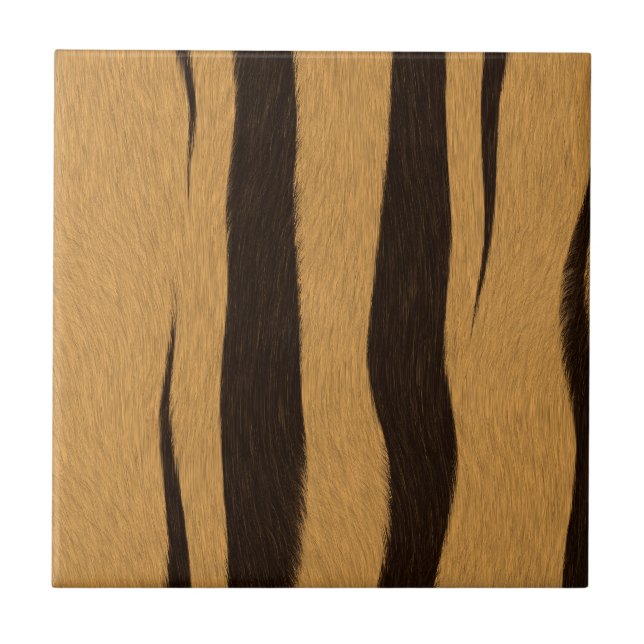 Tiger Stripes Pattern. Tile (Front)