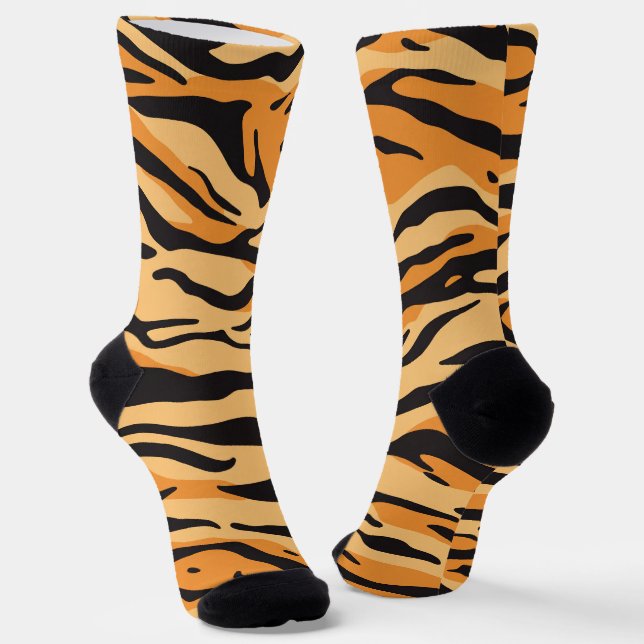 Tiger Stripes Socks (Angled)