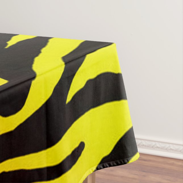 Tiger Stripes Tablecloth (In Situ)