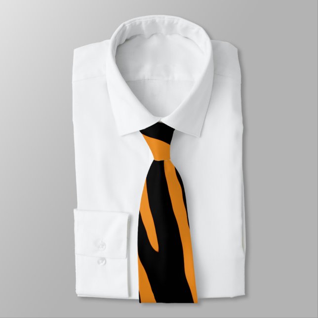 Tiger Stripes  Tie (Tied)