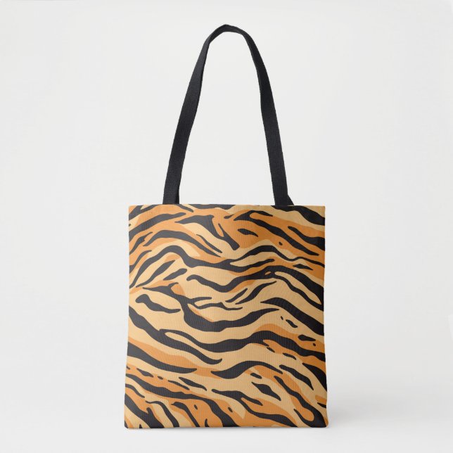 Tiger Stripes Tote Bag (Front)