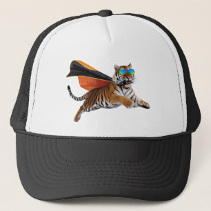 Tiger Superhero Baseball Hat