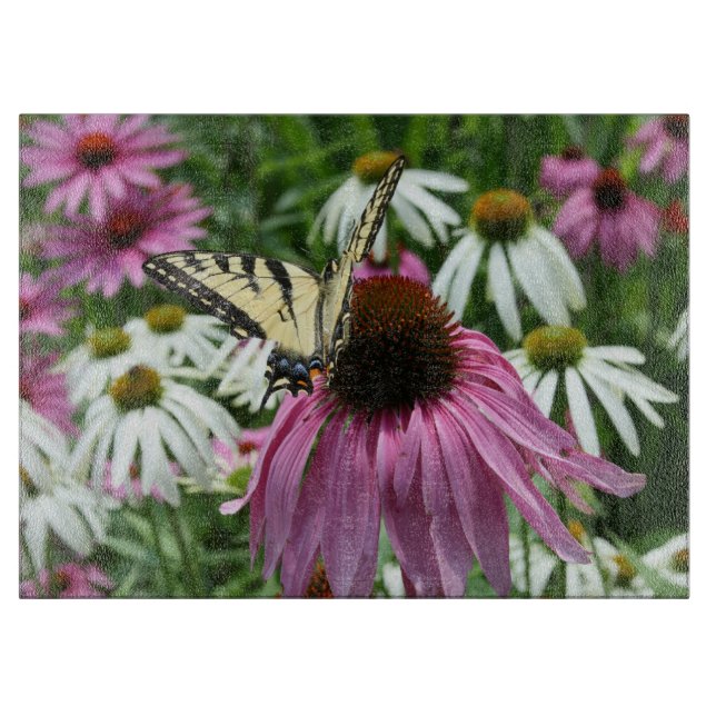 Tiger Swallowtail Butterfly Cutting Board (Front)