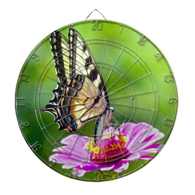 Tiger Swallowtail Butterfly Dartboard (Front)