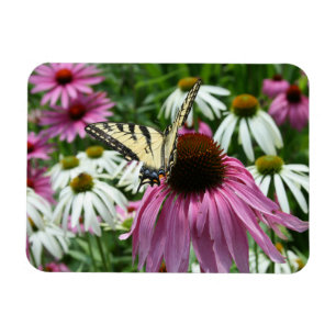 Tiger Swallowtail Butterfly Flower Flexible Magnet