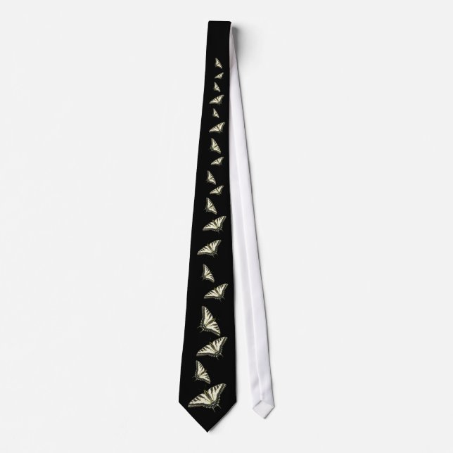 Tiger swallowtail butterfly Lepidopterology Tie (Front)