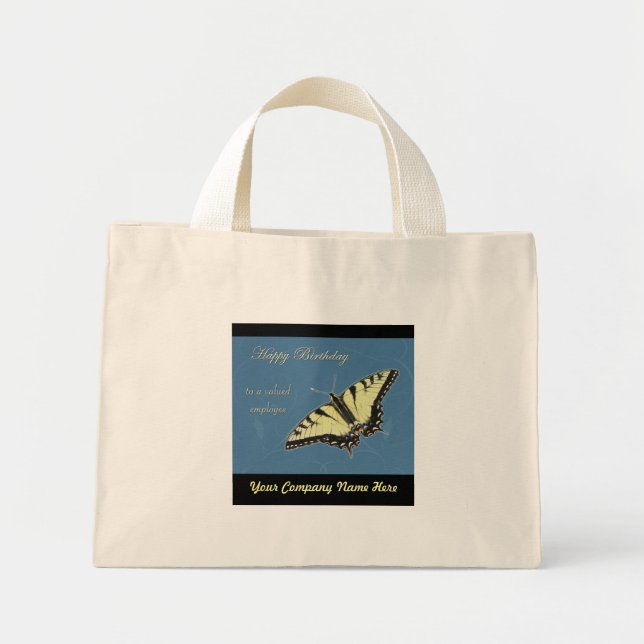 Tiger Swallowtail Butterfly Mini Tote Bag (Front)