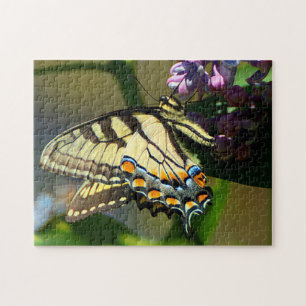 Tiger Swallowtail Butterfly on Lilac Puzzle