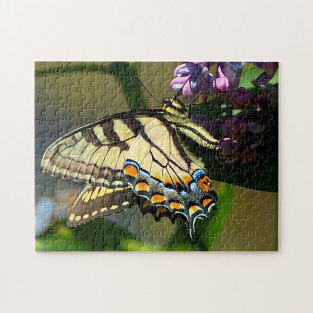 Tiger Swallowtail Butterfly on Lilac Puzzle (Horizontal)