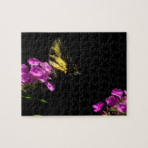 Tiger Swallowtail Butterfly on Wild Phlox - Puzzle