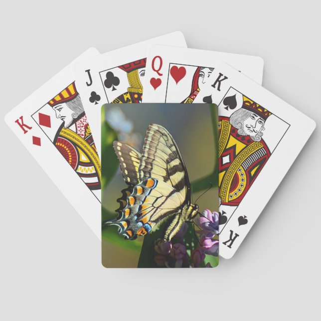 Tiger Swallowtail Butterfly Playing Cards (Back)