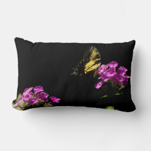 Tiger Swallowtail on Phlox Lumbar Cushion