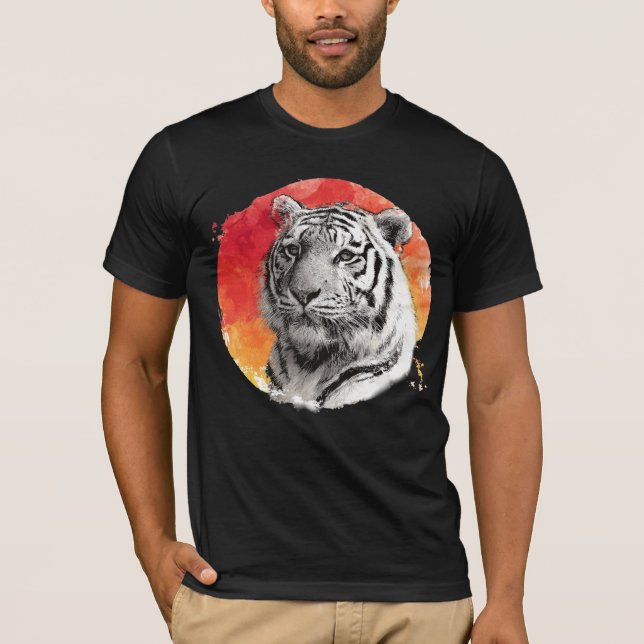 Tiger symbol of courage T-Shirt (Front)