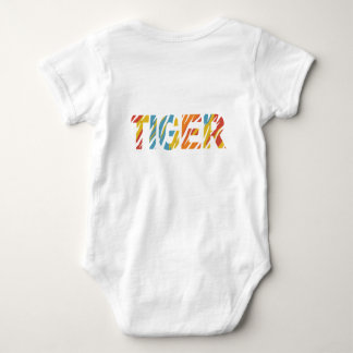 Tiger t-shirt for baby baby bodysuit