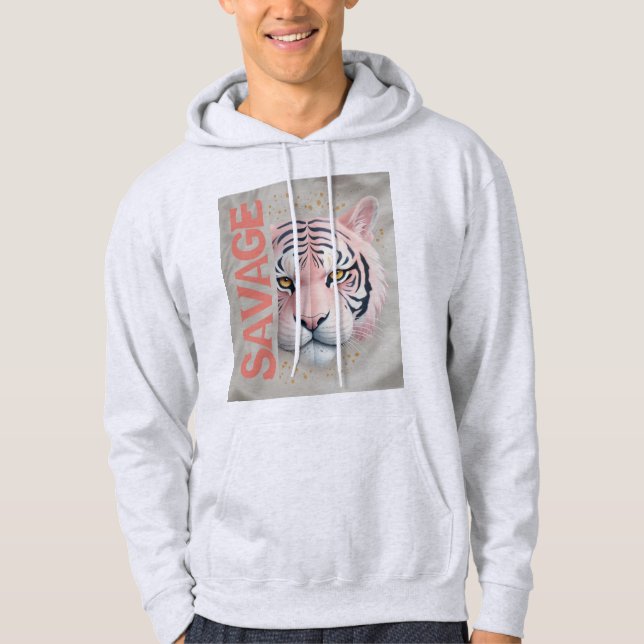 Tiger t-shirt hoodie (Front)