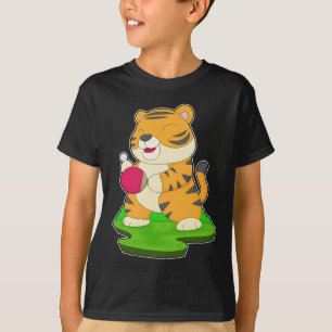 Tiger Table tennis player Table tennis T-Shirt