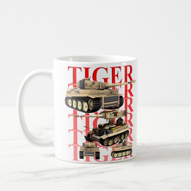 Tiger Tank Coffee Mug (Left)