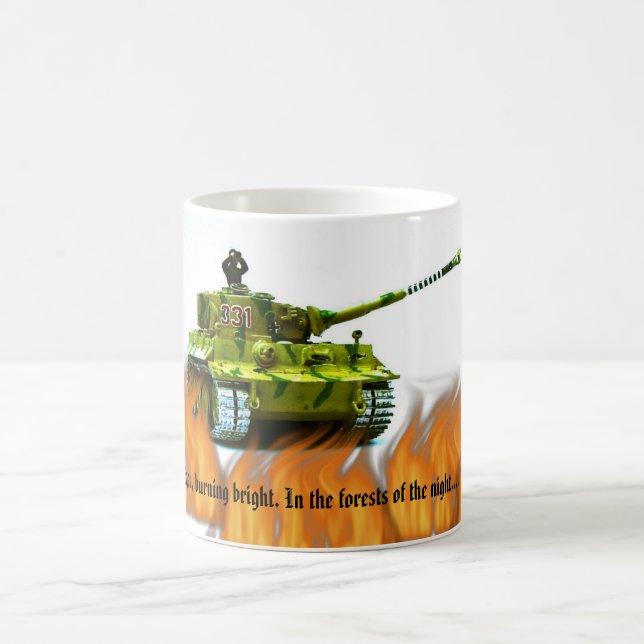 Tiger Tank Mug.. Coffee Mug (Center)